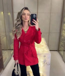 Casaco em lã batida