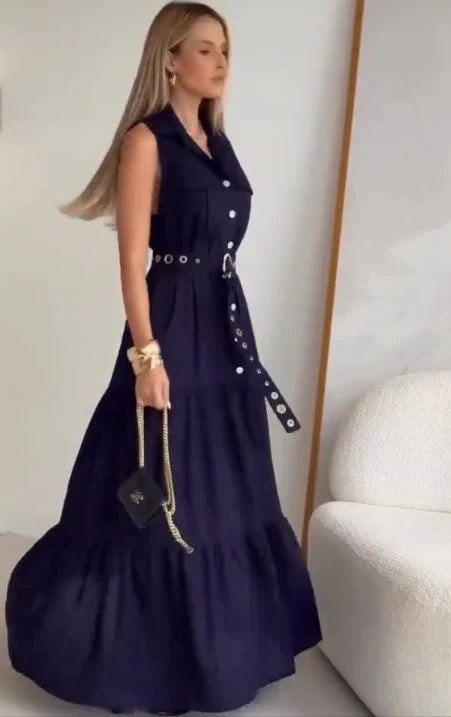 Vestido Longo Rebecca - Alfaiataria