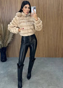 Jaqueta Amsterdã Pelúcia - Nude