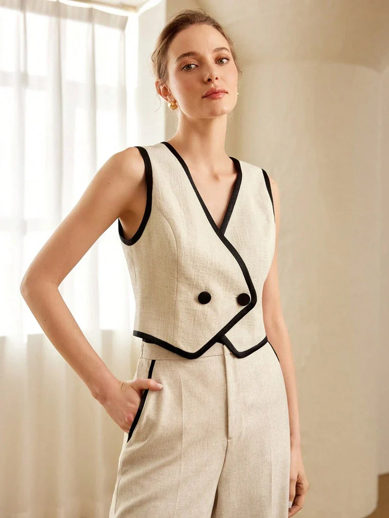 Conjunto COLETE DE DOIS BOTÕES