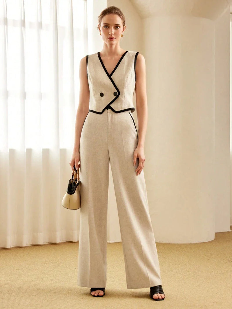 Conjunto COLETE DE DOIS BOTÕES