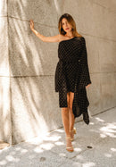 Vestido Curto um Ombro Só