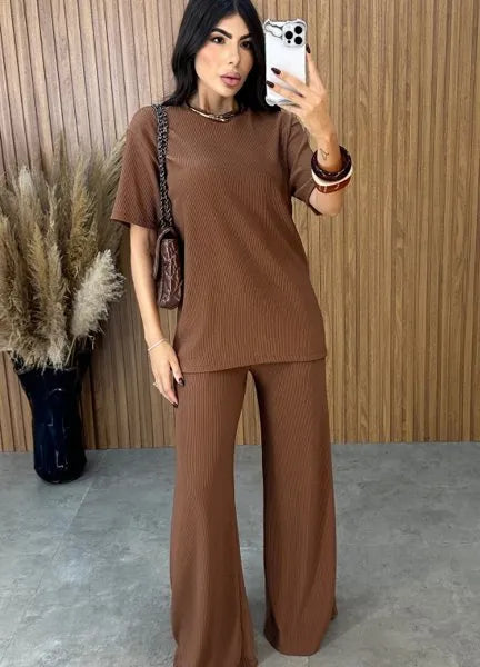 Conjunto Cibele - Mocha Mousse