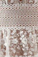 Vestido Curto Kleid Megan Bronx and Branco