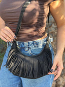 Bolsa Boho com Franjas - Modelo Compacto e Estiloso