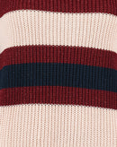 Suéter de Tricot Listrado - Bege