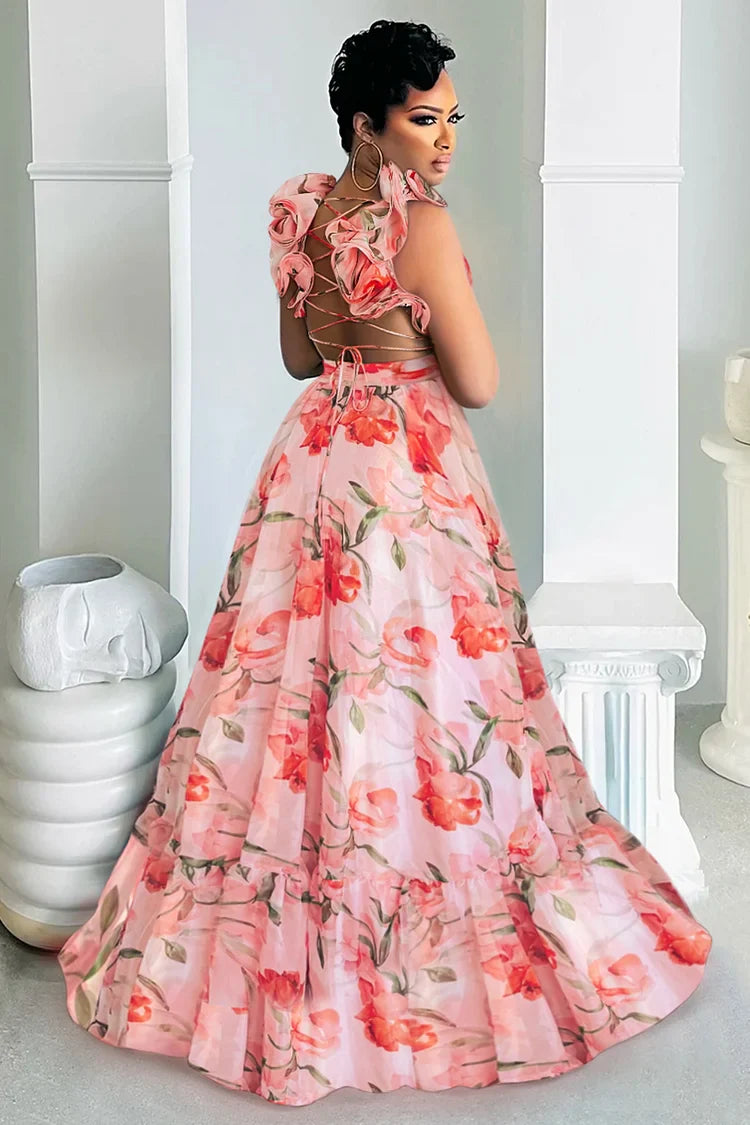 Vestido Rosette Floral