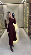 Vestido Modal Isadora - Vinho