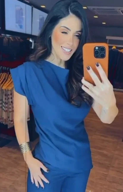 Conjunto Blusa Assimétrica Elisa