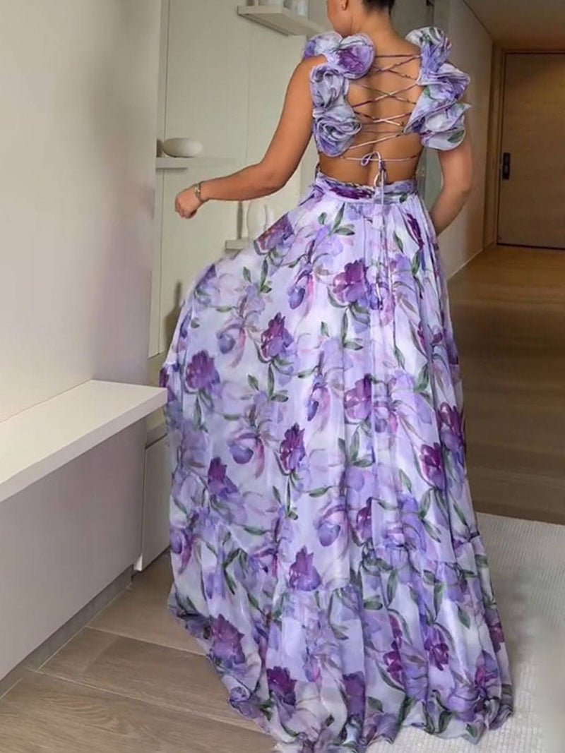 Vestido Camille Cross Floral