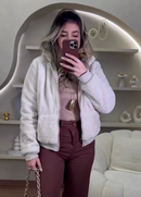 Jaqueta Pelinhos Dupla face