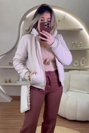 Jaqueta Pelinhos Dupla face