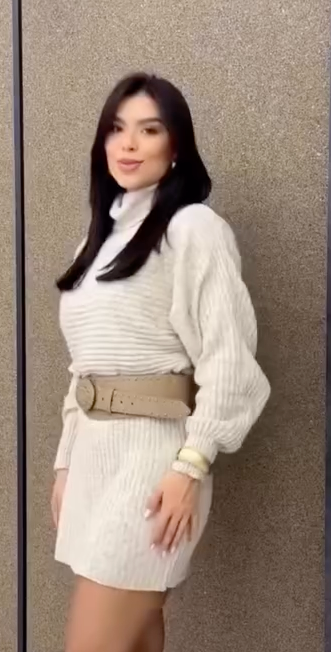 Vestido Canelado Hortencya