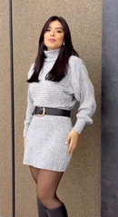 Vestido Canelado Hortencya