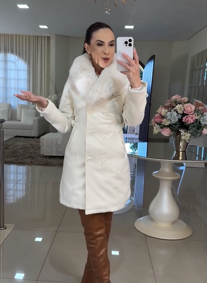 Sobretudo Forrado Importado