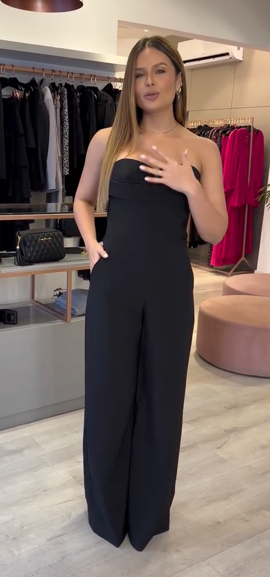 Macacão Alfaiataria decote V