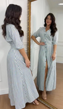 Vestido Botões Jordana Lurex