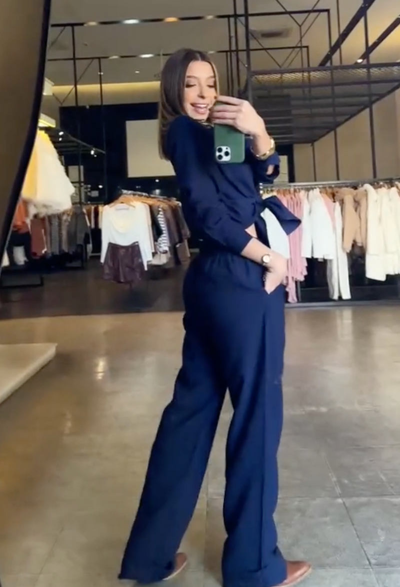 Conjunto Heloisa Camisa e Calça Pantalona em Marant