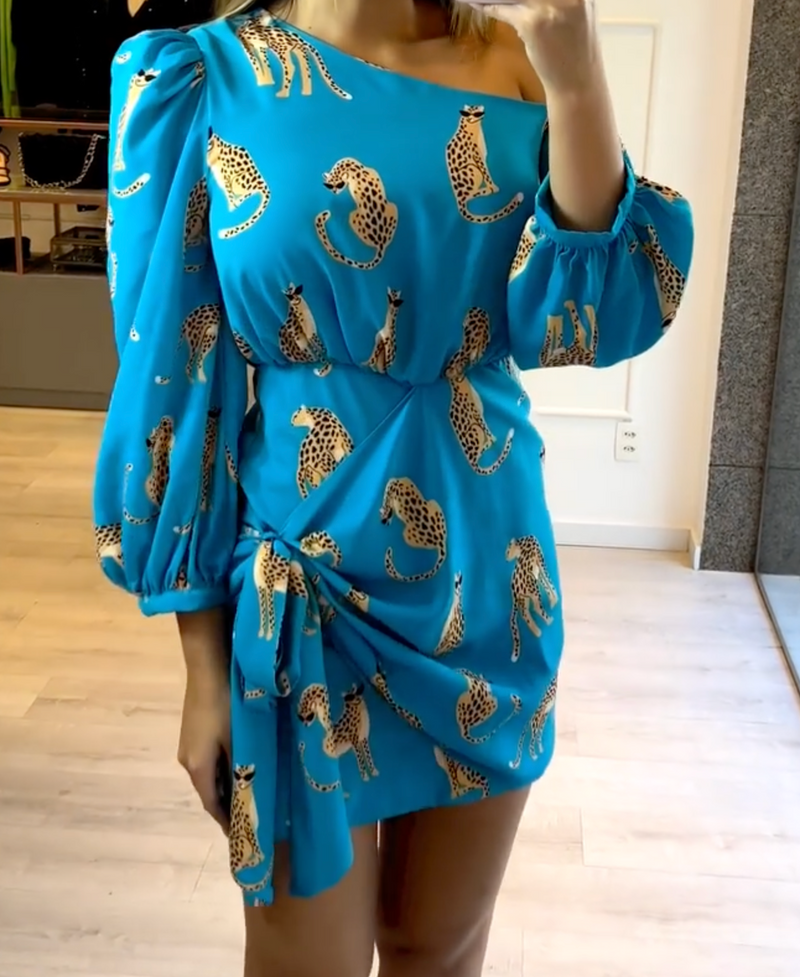 Vestido Laura Leopardo