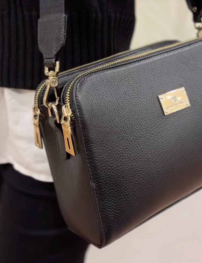 Bolsa Transversal Marinella Couro Legítimo