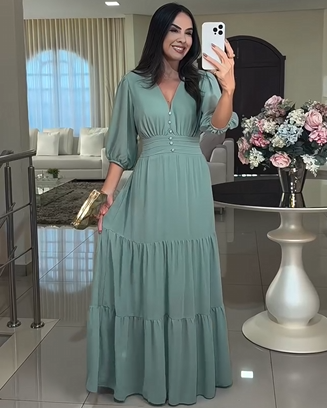 Vestido Godê Elisangela