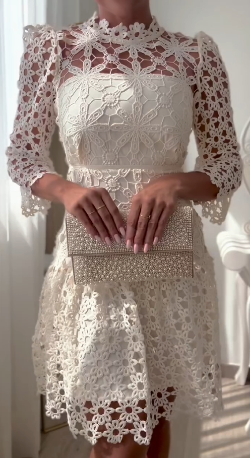 Vestido Neide – Renda Guipir