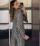 Conjunto Zigzag Chic – Blusa e Calça Pantalona