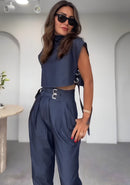 Conjunto Alfaiataria Feminino com Cinto