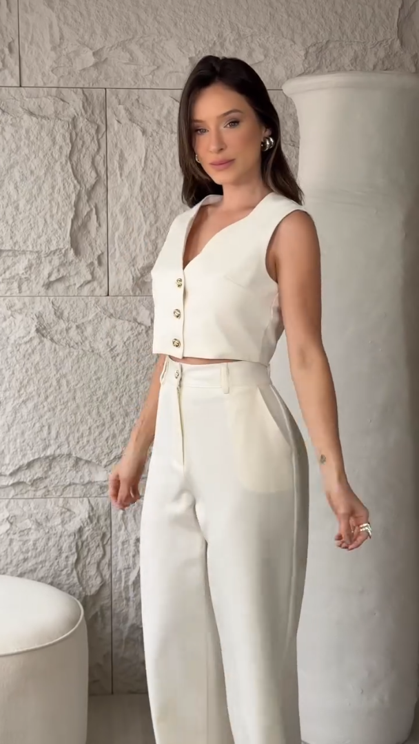 Conjunto Élise Blanc