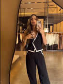 Conjunto Alfaiataria Black White