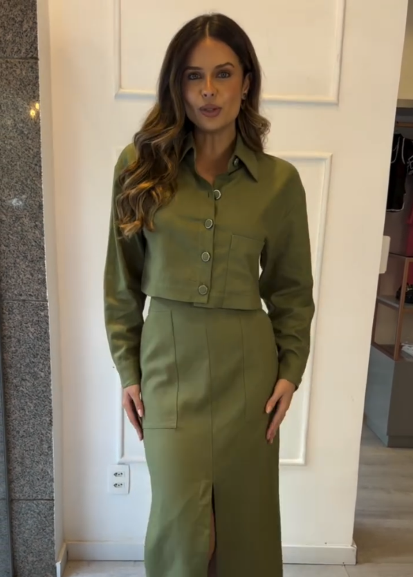 Conjunto Sienna Verde Oliva