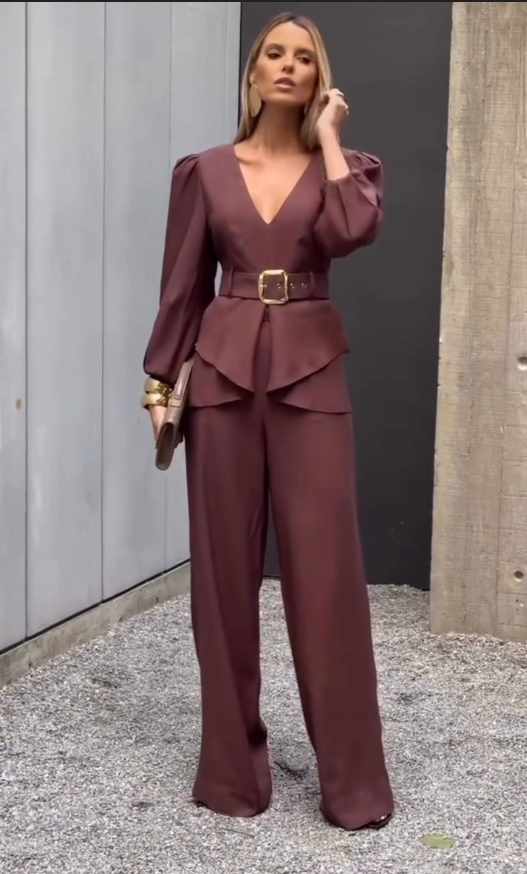 Macacão Elegance Vinho