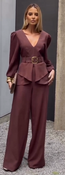 Macacão Elegance Vinho