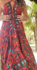 Vestido Longo Flora Tropicália