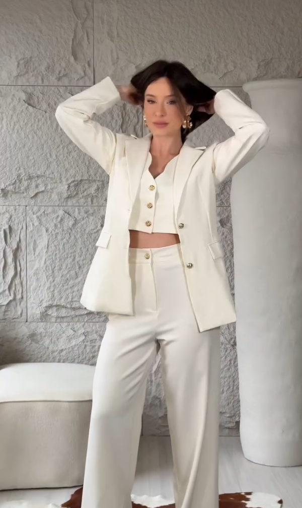 Conjunto Élise Blanc