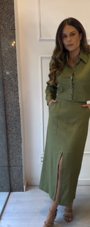 Conjunto Sienna Verde Oliva