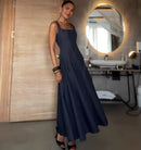 Vestido Elegância Navy – Sofisticação Atemporal