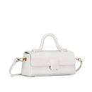 Bolsa Estruturada com Alça de Mão e Fecho Clássico