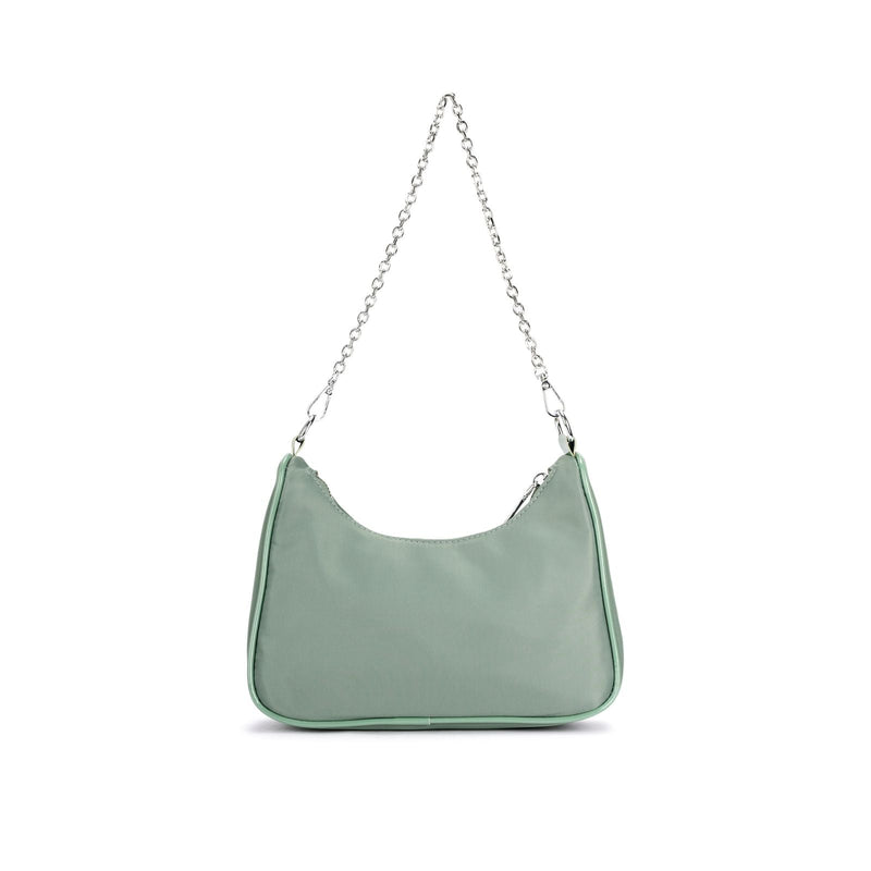 Bolsa Transversal Nylon com Alça Larga e Porta-Moedas