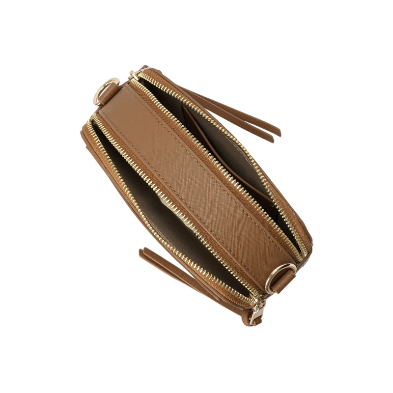 Bolsa Transversal Compacta com Alça Larga