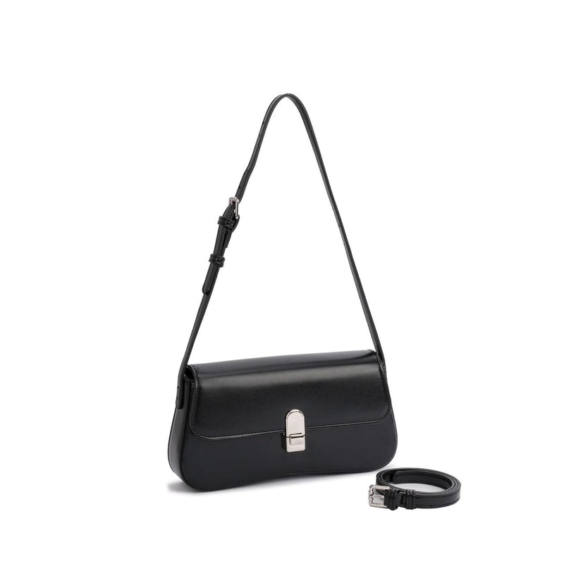 Bolsa Clutch Transversal com Fecho Metálico