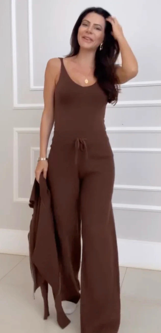 Conjunto Hellen - Blusa, Casaco e Calça