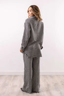 Conjunto Feminino Tweed Calça e Max Camisa