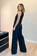 Conjunto Feminino Calça e Colete Alongado Alfaiataria