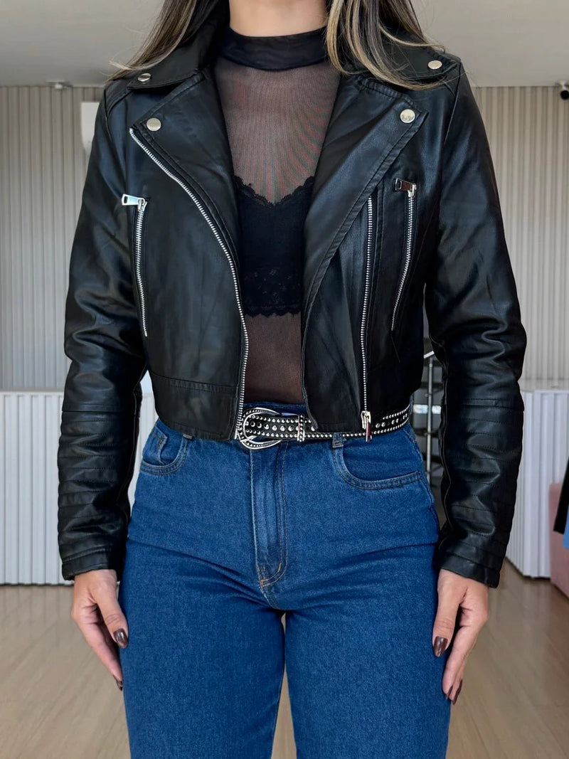 Jaqueta de Couro Lívia