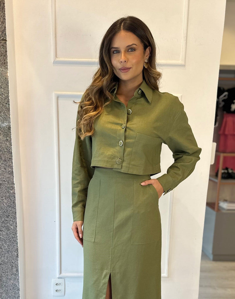 Conjunto Sienna Verde Oliva