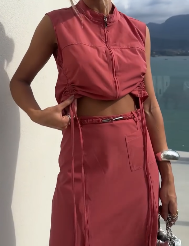 Conjunto Marsala Fashion