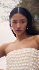 Top Tomara-que-Caia Texturizado em Tule Bordado – Off White