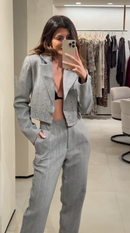 Conjunto Alfaiataria com Strass