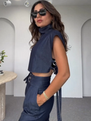 Conjunto Alfaiataria Feminino com Cinto